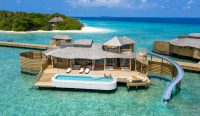 1 Bedroom Water Retreat with Slide a Soneva Fushi with views of the Indian Ocean
