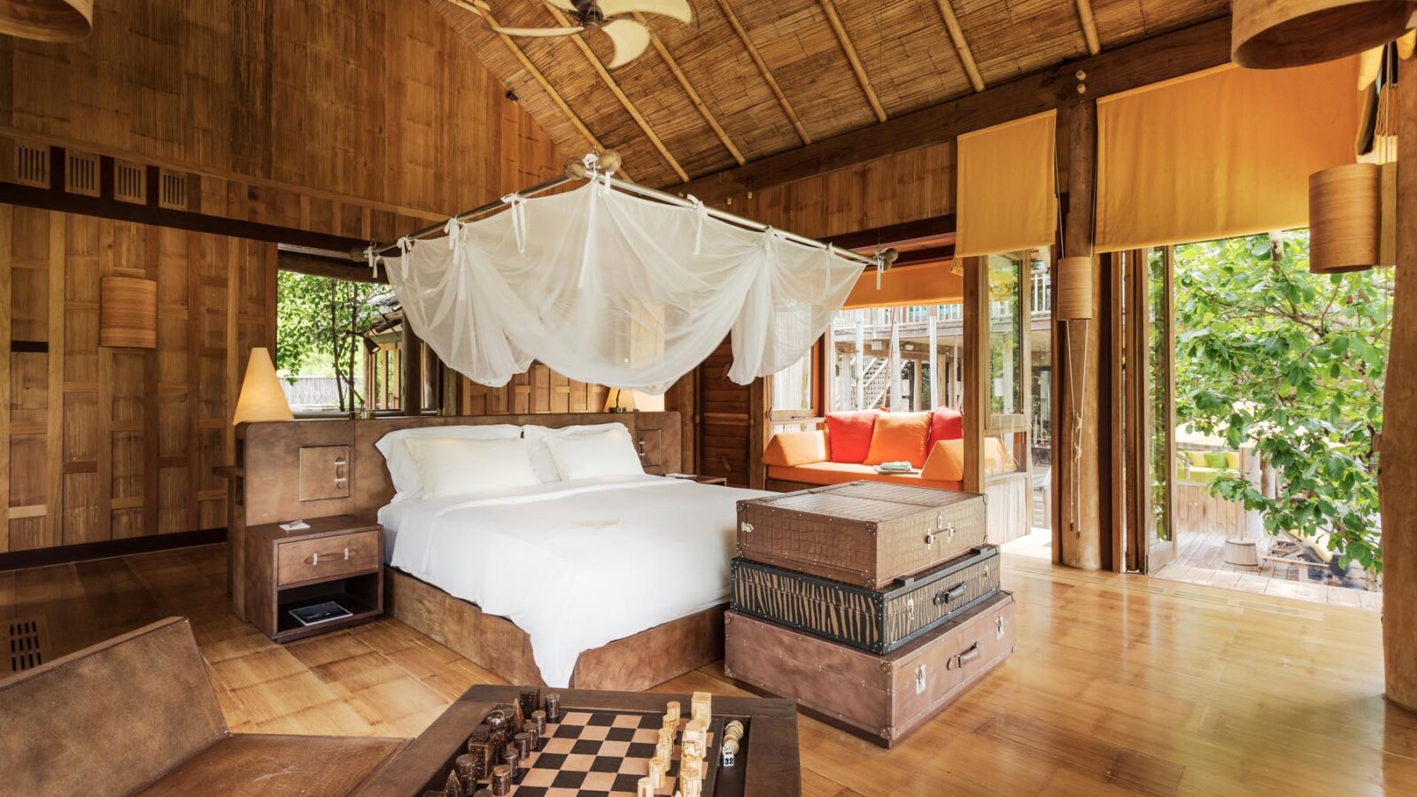 Luxury Villas in Thailand, 5 Bedroom Bayview Pool Reserve at Soneva Kiri, Master Bedroom