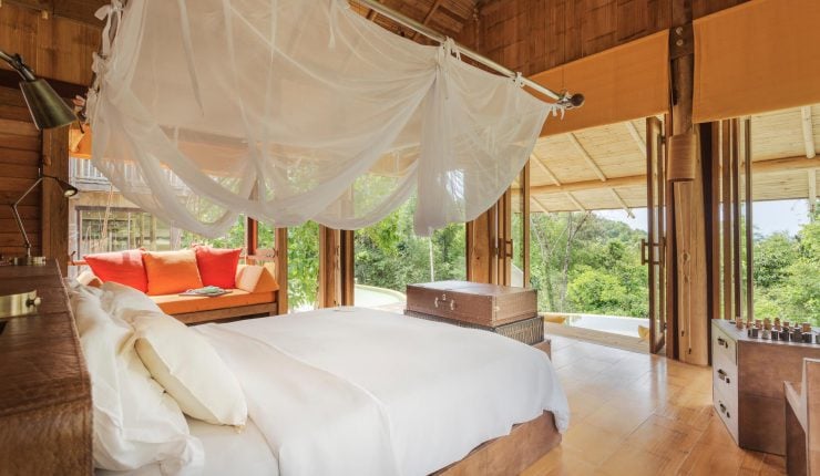Luxury Villas in Thailand, 5 Bedroom Bayview Pool Reserve at Soneva Kiri, Master Bedroom