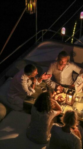 Dining Experiences on board with Soneva in Aqua, yacht in the Maldives