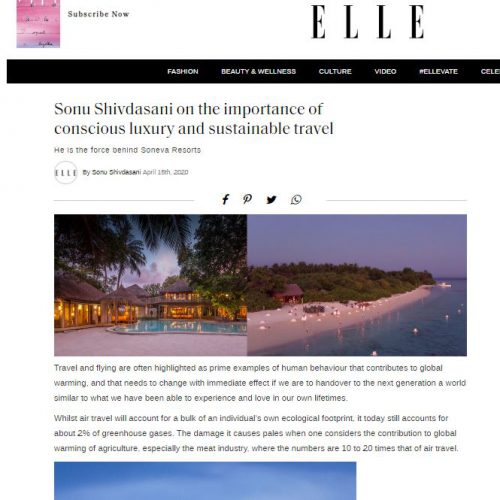 Soneva In Elle, Press and Awards