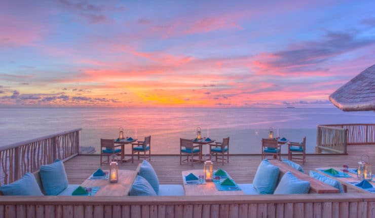 Dining, Out of the Blue at Soneva Fushi