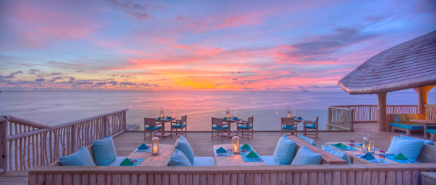 Dining, Out of the Blue at Soneva Fushi