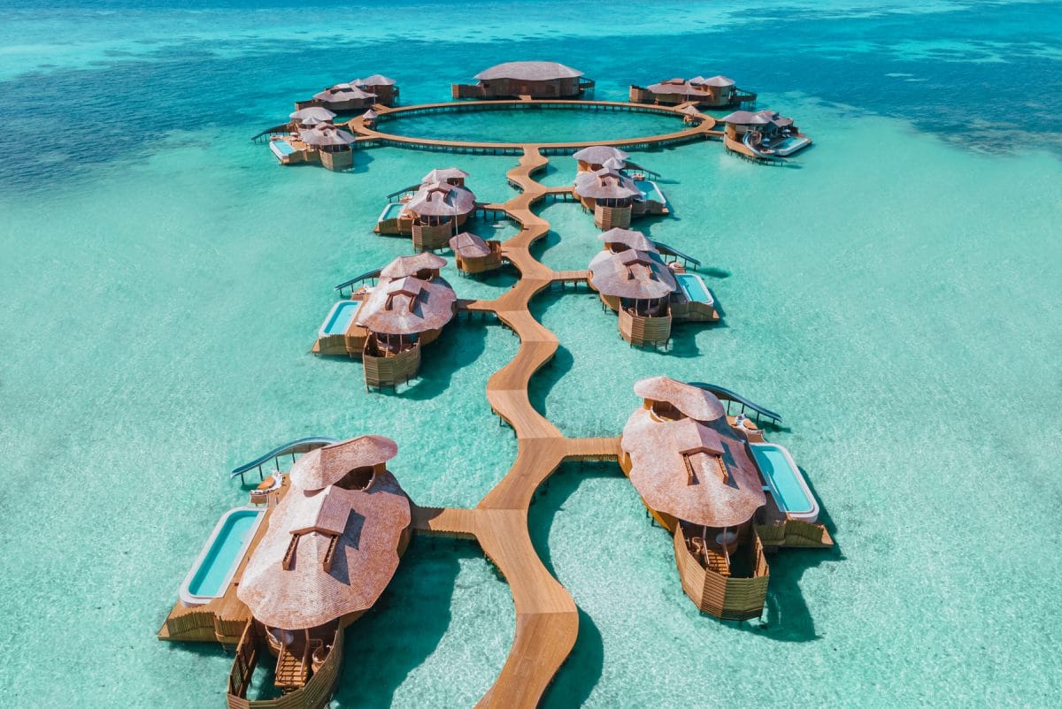 Luxury Resorts in the Maldives - Over Water Villas with Slides