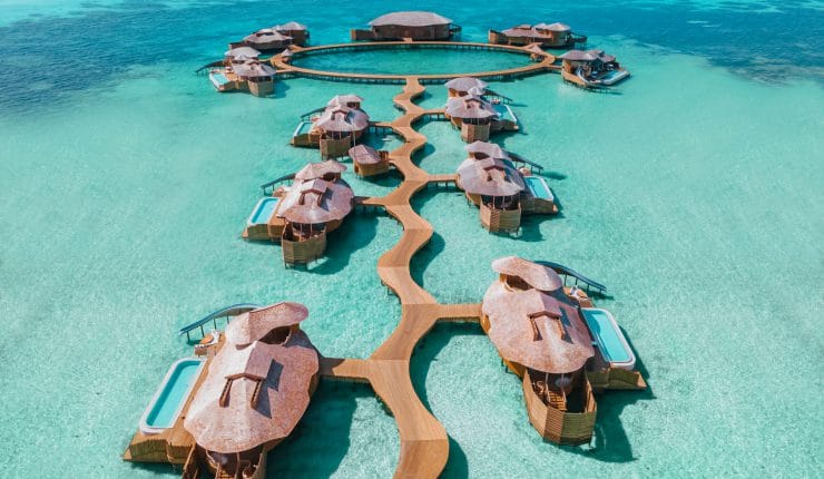 Luxury Resorts in the Maldives - Over Water Villas with Slides